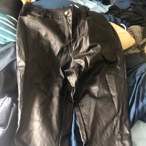 Leather pants
